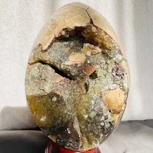 Natürlicher Drache Septarier Geode Ei Quarz Kristall Berg Reiki Heilung 1673G - Bild 1 von 10