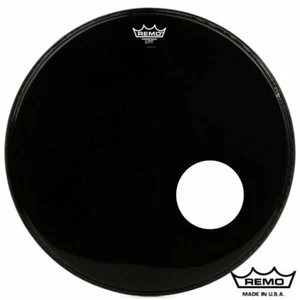 Remo Powerstroke 3 Ebony 22 Inch Bass Drum with Offset Hole P3-1022-ES-OH - Picture 1 of 1