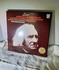 PHILIPS 6709 005 LISZT COMPLETE SYMPHONIC POEMS HAITINK 5LP 1971 - Picture 1 of 8