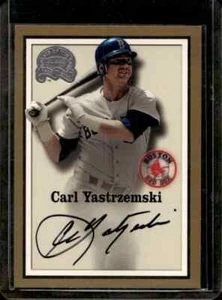 2000 Fleer Greats of the Game Carl Yastrzemski Autographs Auto #NNO Red Sox - Picture 1 of 2