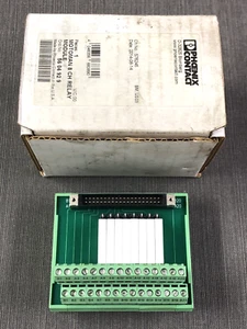 Phoenix Contact Motoman 8 Channel Relay Module (5604929) DIN Rail Mount - Picture 1 of 6