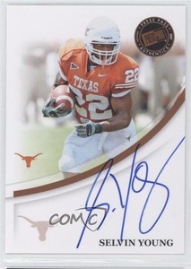 2007 Press Pass Signings Bronze Selvin Young Rookie Auto RC