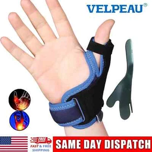 VELPEAU Thumb Wrist Support Brace CMC Joint Sprain Splint Arthritis Left Right M - Picture 1 of 2