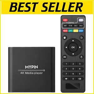 Compact 4K Media Player with H.265 Support - Remote Control & 8TB Storage - Picture 1 of 11