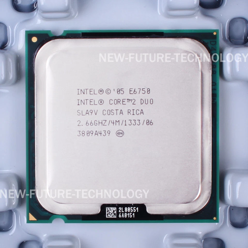 Intel Core 2 Duo E6750 (HH80557PJ0674MG) SLA9V CPU 1333/2.66 GHz LGA 775 100% OK - Image 1 of 1