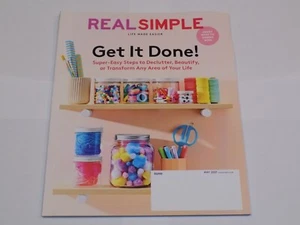 Real Simple Magazine May 2021 Get it Done Declutter Transform any Area Honor Mom - Picture 1 of 1