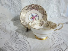 Vintage Paragon China Cup & Saucer Pink Rose Floral Gold Trim England