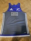 Adidas Climacool New Zealand All Blacks Rugby Singlet Mens Small Purple And Gray