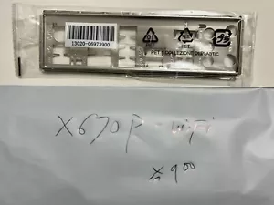 ASUS PRIME X670P WIFI IO SHIELD BACK PLATE ( METAL ) , ORIGINAL - Photo 1/1