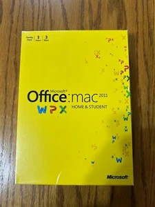 Microsoft Office Mac 2011 Home & Student Software - Gelb - Bild 1 von 4
