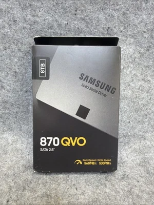 Samsung 870 QVO 8TB SATA III 2.5" SSD MZ-77Q8T0B/AM MZ-77Q8T0 Open Box - Image 1 of 4