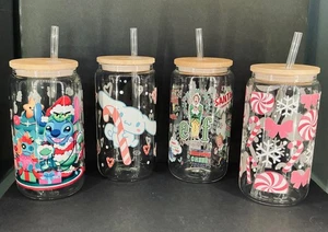 ELF GLASSWARE SET OF 4 - Picture 1 of 6