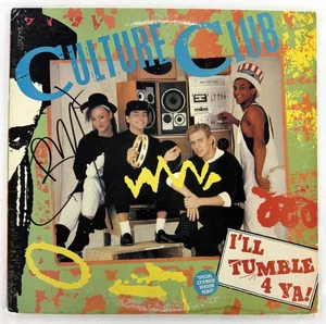 Boy George Culture Club Signed Autograph Album Vinyl Record Tumble 4 Ya! JSA COA - Picture 1 of 4