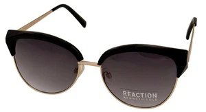 Kenneth Cole Reaction Sunglass Round Black Gold Metal, Gradient KC1398 1B - Picture 1 of 13