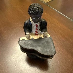 Vintage 90er "All That Jazz" junger Klavierspieler Figur 3 Zoll x 3 Zoll - Bild 1 von 7