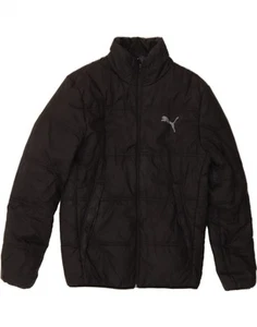 PUMA Mens Graphic Padded Jacket UK 36 Small Black Polyester DI61 - Picture 1 of 3