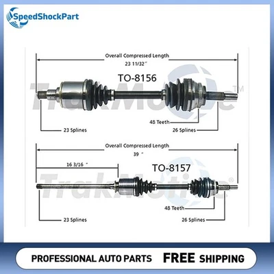 Ejes de eje delanteros CV para Toyota RAV4 2,0 L AWD 2001 2002 2003 Foto 1 de 3