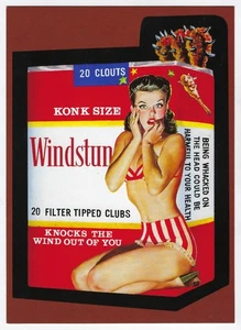 2018 Lost Wacky Pack Variations 12th Series FULL PUZZLE UNCUT SHEET "WINDSTUN" - Picture 1 of 2