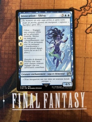 Invocation : Shiva - Carte MTG FINAL FANTASY FR - Photo 1/2
