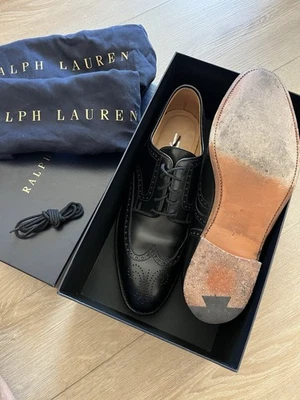 Zapatos de cuero Ralph Lauren etiqueta púrpura 9 D hechos en Inglaterra Foto 1 de 4