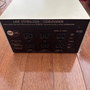 🔌Tripp Lite 6 Outlet Fused LC-1800a Power Line Stabilizer Conditioner Regulator - Picture 1 of 7