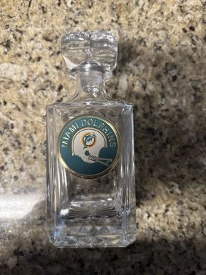 Decantador de whisky vintage Miami Dolphins 1977 logotipo regalo perfecto 750 ml Foto 1 de 2