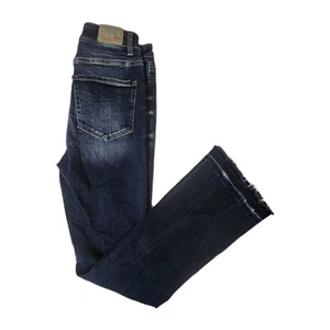 BKE Billie Flare Jeans 26 x 31 Slim Fit High Rise Bootcut Distressed Whiskered - Bild 1 von 19