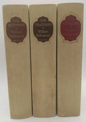Tragedies, Comedies & Histories of William Shakespeare 3/Set Heritage Press 1958 Foto 1 de 4