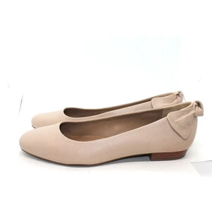 Bernardo Beige Eloisa Bow Ballet Flats sz 9.5M NEW - Picture 1 of 5