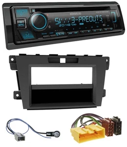 Kenwood Bluetooth USB CD MP3 DAB Autoradio für Mazda CX-7 (2009-2013) - Bild 1 von 6