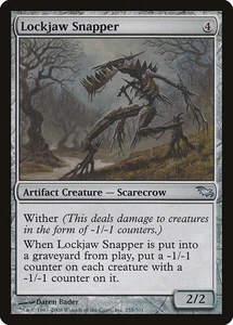 Lockjaw Snapper 1x FOIL SHM MTG Shadowmooror Uncommon MINT artifact - Picture 1 of 1