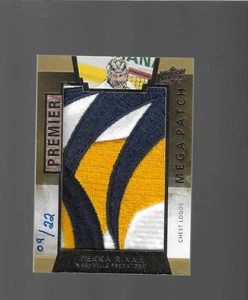 2014-2015 Pekka Rinne UD Premier Mega Patch #d predators 9/22 - Picture 1 of 2