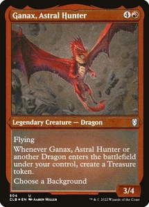 1x Ganax, Astral Hunter (Etched Foil) - NM - See Pic for Set - SPARROW MAGIC - Picture 1 of 1