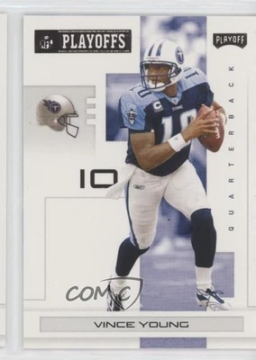 2007 Playoff NFL Playoffs Black /199 Vince Young #97 - Image 1 of 2
