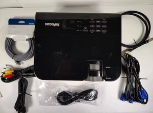 InFocus IN3128HD DLP Projector Portable 4000 ANSI PC 3D Ready 1080p HDMI Bundle - Picture 1 of 22