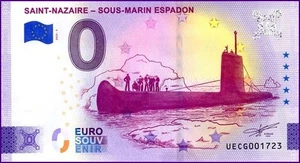 UECG / SAINT-NAZAIRE - SOUS-MARIN ESPADON / BILLET 0 € / NULL €-SCHEIN / 2025-3 - Picture 1 of 1