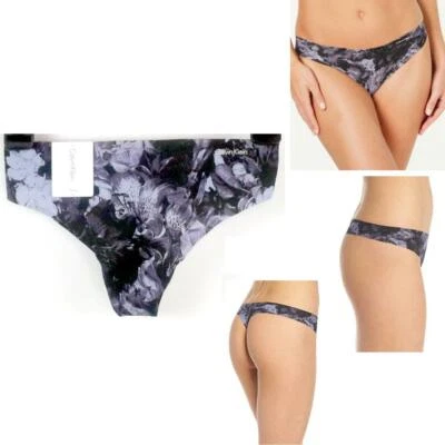 Calcinha Calvin Klein Tanga Invisível D3507 Estampa Floral Escolha Tamanho e Cor Nova - Imagem 1 de 4