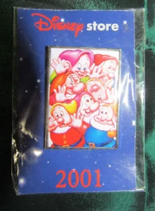 2001 DISNEY STORE SNOW WHITE THE 7 DWARFS PIN NEW - Picture 1 of 1