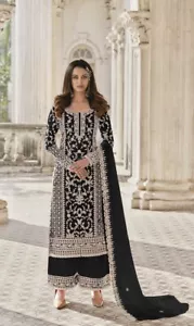 Indisch Bollywood Salwar Kameez Pakistaner Partykleidung Designer Hochzeitskleid - Bild 1 von 7