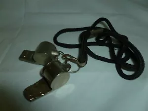2 Dog Training Whistles with Double Lanyard Lot 1-599 - Picture 1 of 10