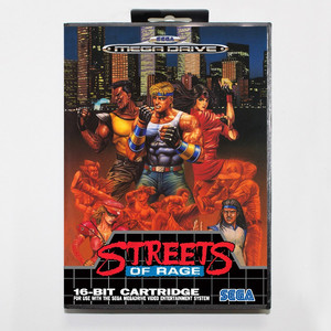 Streets of rage 16 bit SEGA MD Game Card With Retail Box Sega Mega Drive Genesis