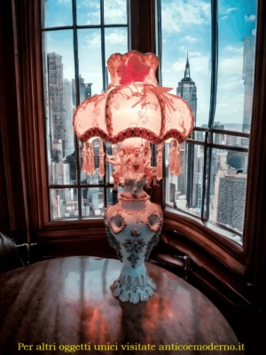 Lampada da tavolo in ceramica di Meissen "pezzo Unico"  - Immagine 1 di 4