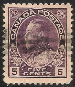 Canada #112 (A43) VF USED - 1922 5c King George V - Picture 1 of 1