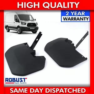 FOR FORD TRANSIT MK8 FRONT LEFT & RIGHT MUD FLAPS BK31 16A267 AA5JA6 (2014+ON) - Picture 1 of 12