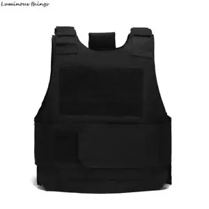 Body Bulletproof Vest Front Back Plates Armor Tactical Jacket Guard Security Kit - Picture 1 of 16