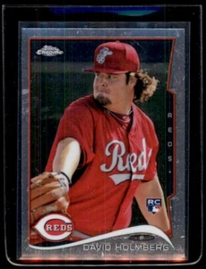 2014 Topps Chrome #134 David Holmberg Rookie - Picture 1 of 2
