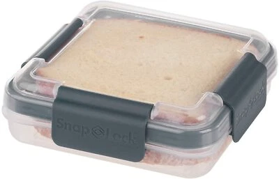 SnapLock by Progressive Sandwich To-Go Container -Gray, Easy-To-Open, Leak-Proof - Image 1 of 3