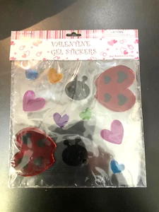 Valentine Gel Stickers Ladybug Stickers Window Decoration - Picture 1 of 1