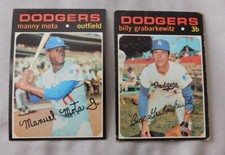 1971 Topps Los Angeles Dodgers Baseball Pick one