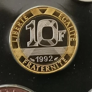 10 FRANCS GENIE DE LA BASTILLE 1992 BU PRÄGUNG MEDAILLE 2698 Ex. / VERSIEGELTE AUSGABE - Bild 1 von 2